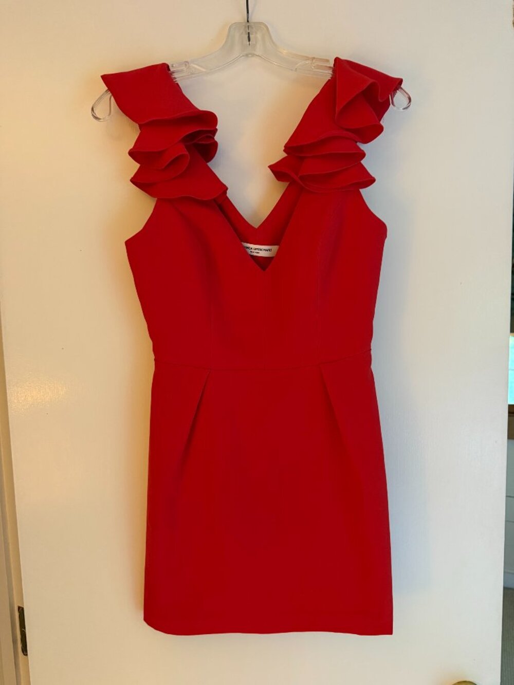 Amanda Uprichard: Red Cocktail Dress: Size S
